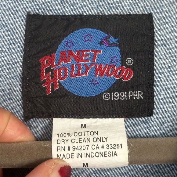 Vintage Planet Hollywood denim jacket - Picture 5 of 9